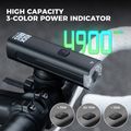 Predné svetlo na bicykel Rockbros 2410008003 Bike Front Light 1500 Lumen black 4
