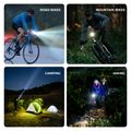Predné svetlo na bicykel Rockbros 2410008003 Bike Front Light 1500 Lumen black 7