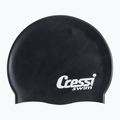 Cressi Silikónová plavecká čiapka čierna XDF220 2