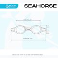 Detské plavecké okuliare Cressi Seahorse grey/white/pink 8