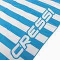 Cressi Stripe Beach rýchloschnúci uterák modrý XVA871 3