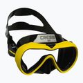 Potápačská maska Cressi A1 Anti Fog čierna/žltá