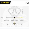 Potápačská maska Cressi Fiji black/black 6