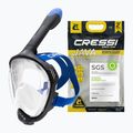Celotvárová maska na šnorchlovanie Cressi Java Full Face black/blue 8