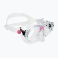 Potápačská súprava Cressi Marea + Seal Dry Jr clear/pink 2