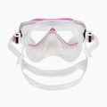 Potápačská súprava Cressi Estrella + Seal Dry clear/pink 6