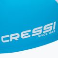 Detská plavecká čiapka Cressi Tago azúrová/biela 3