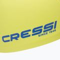 Detská kúpacia čiapka Cressi Tago limetková/modrá 3