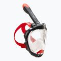 Detská celotvárová maska na šnorchlovanie Cressi Kiddy Full Face Jr black/clear/red 3