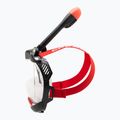 Detská celotvárová maska na šnorchlovanie Cressi Kiddy Full Face Jr black/clear/red 4