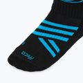 Lyžiarske ponožky Mico Heavy Weight Superthermo Primaloft Merino Ski black turquoise 3