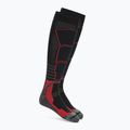 Lyžiarske ponožky Mico Medium Weight Superthermo Natural Marino Ski black/red