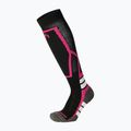 Detské lyžiarske ponožky Mico Medium Weight Warm Control Ski nero/fucsia