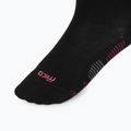 Dámske lyžiarske ponožky Mico Light Weight Superthermo Natural Merino Ski black/fluorescent fuchsia 3