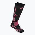 Lyžiarske ponožky Mico Medium Weight Warm Control Ski black fuchsia fluo