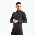Pánske termotričko Mico Warm Control Zip Neck čierne IN1852