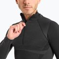 Pánska termoakčná mikina Mico Warm Control Zip Neck nero 3