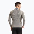 Pánska termoakčná mikina Mico Odor Zero Round Neck grigio 2
