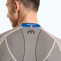 Pánska termoakčná mikina Mico Odor Zero Round Neck grigio 3