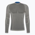 Pánska termoakčná mikina Mico Odor Zero Round Neck grigio 6