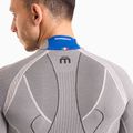 Pánska termoakčná mikina Mico Odor Zero Mock Neck grigio 3