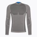 Pánska termoakčná mikina Mico Odor Zero Mock Neck grigio 5