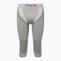 Pánske termoaktívne nohavice Mico Odor Zero Ionic+ 3/4 šedé CM1454