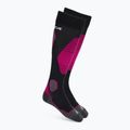Dámske lyžiarske ponožky Nordica High Performance 3.0 black/fuchsia/white