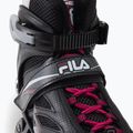 Dámske kolieskové korčule FILA Argon 84 Lady black/magneta 5