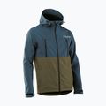 Pánska cyklistická bunda Northwave Easy Out Softshell tmavomodrá / lesná zelená 5