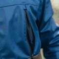 Pánska cyklistická bunda Northwave Easy Out Softshell tmavomodrá / lesná zelená 12