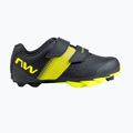 Detské cyklistické topánky MTB Northwave Hammer Junior black/yellow fluo