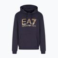 Pánska mikina EA7 Emporio Armani Train Logo Series Big Logo Hoodie armani blue