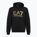 Pánska mikina EA7 Emporio Armani Train Logo Series Big Logo Hoodie black
