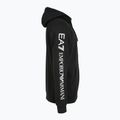 Pánska mikina Emporio Armani EA7 Train Logo Series Extended Logo Hoodie Fz black / white 3