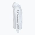 Pánska mikina Emporio Armani EA7 Train Logo Series Extended Logo Hoodie Fz white / black 3