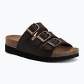 Dámske šľapky Scholl Rio Wedge Ad Med dark brown