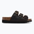 Dámske šľapky Scholl Rio Wedge Ad Med dark brown 2