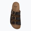 Dámske šľapky Scholl Rio Wedge Ad Med dark brown 5