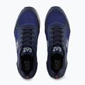 Topánky EA7 Emporio Armani Black & White Suede sky captain / deep cobal / mineral 5