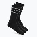 Ponožky EA7 Emporio Armani Train Socks Sponge 3 pairs black / black / black