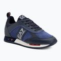 Topánky EA7 Emporio Armani Black & White Suede sky captain / deep cobal / mineral