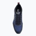 Topánky EA7 Emporio Armani Black & White Suede sky captain / deep cobal / mineral 5