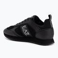 Topánky EA7 Emporio Armani Black & White Suede triple black micropunch 3