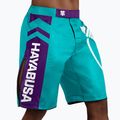 Hayabusa Icon Fight teal/white tréningové šortky 2