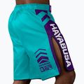 Hayabusa Icon Fight teal/white tréningové šortky 4