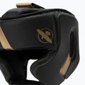 Boxerská prilba Hayabusa T3 Headgear black/gold 4