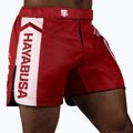 Pánske tréningové šortky Hayabusa Icon Mid-Thigh MMA červená/biela 2