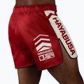 Pánske tréningové šortky Hayabusa Icon Mid-Thigh MMA červená/biela 4