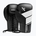 Hayabusa S4 Lace Up boxerské rukavice biele S4LACBG-BK 8